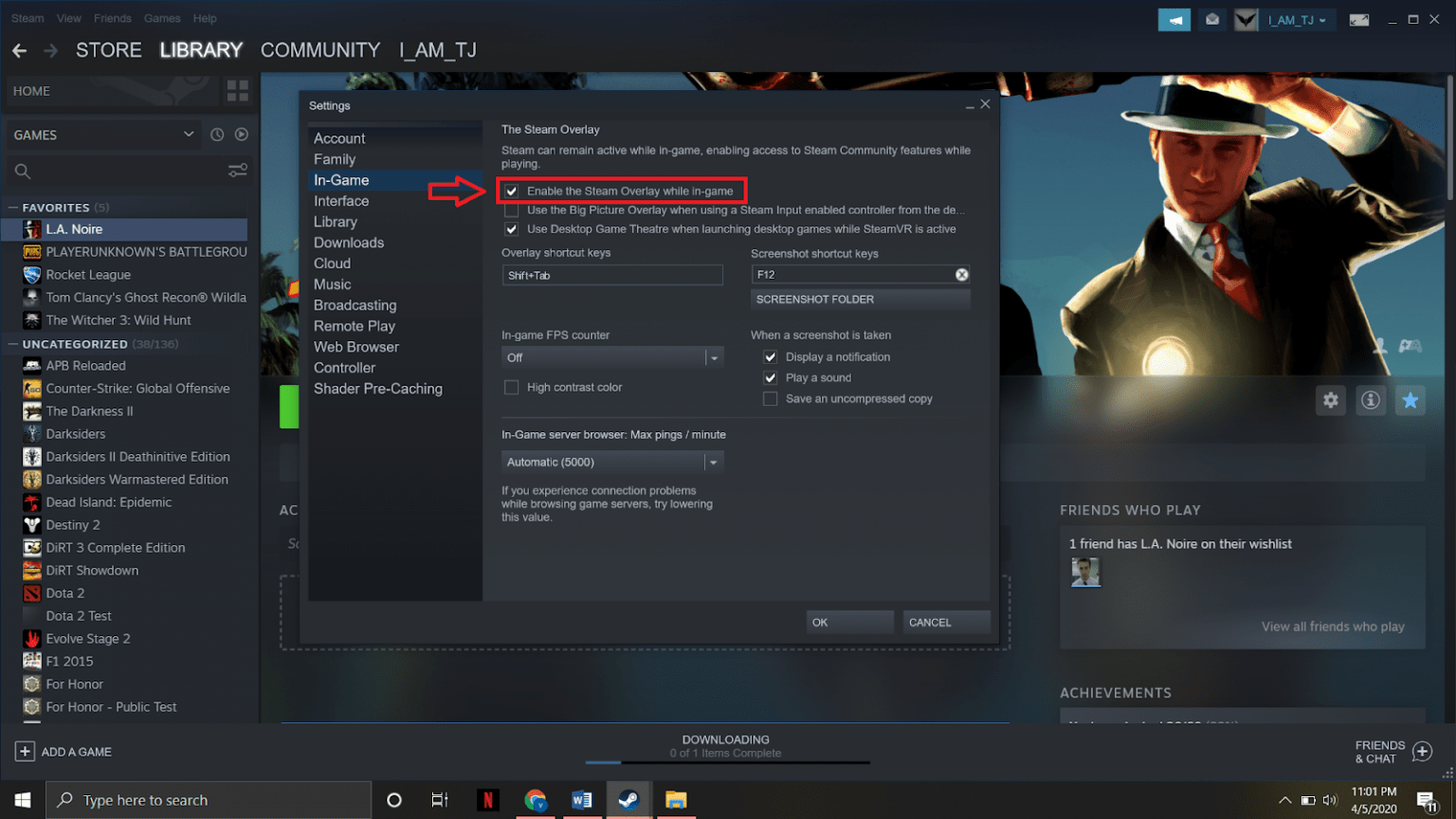 Disable steam overlay фото 11