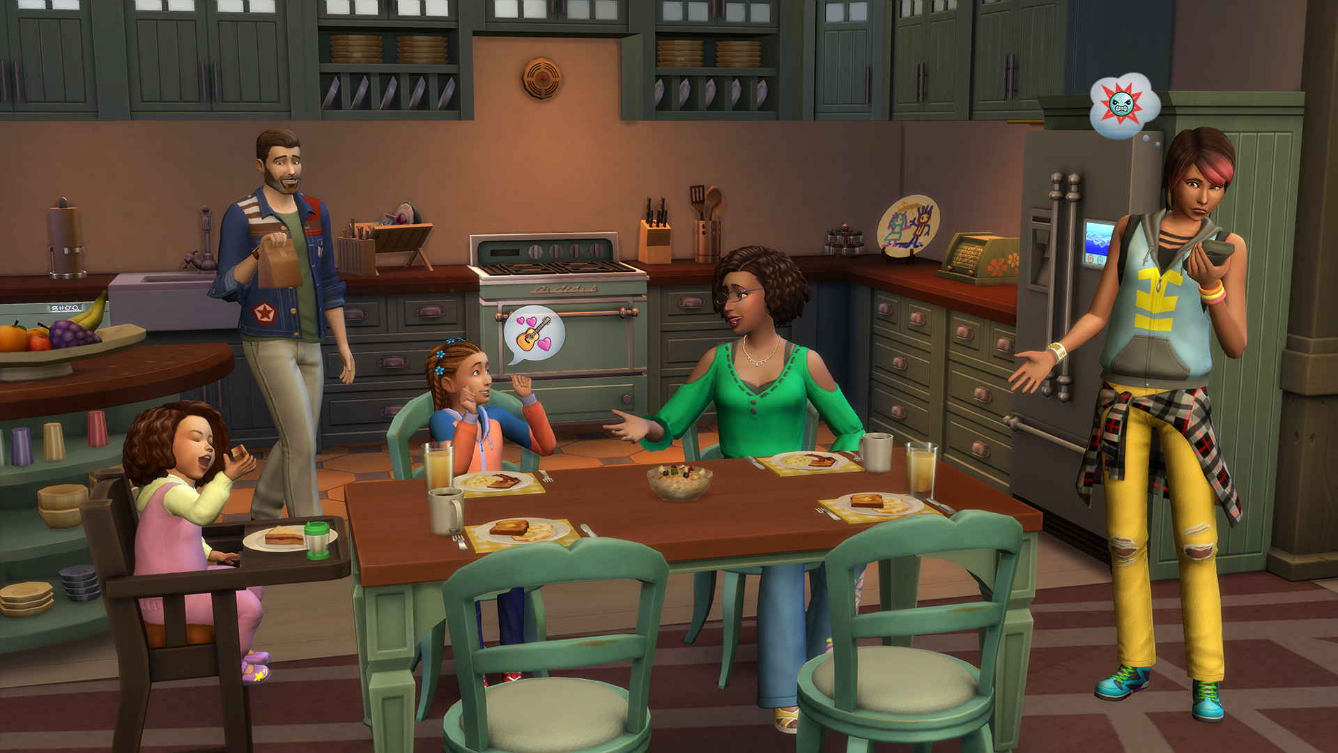 Apa yang terjadi pada anak-anak ketika orang tua meninggal di Sims 4?