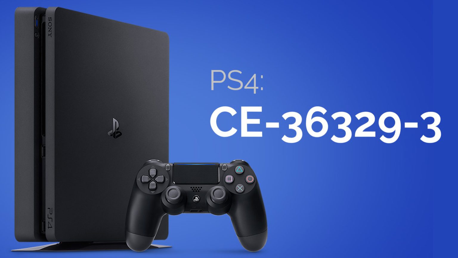 Ошибка ce 32895 7 ps4