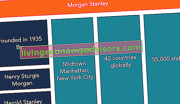 Structure d'entreprise de Morgan Stanley