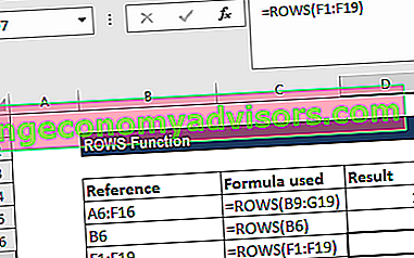 ROWS-Funktion - Beispiel 1b