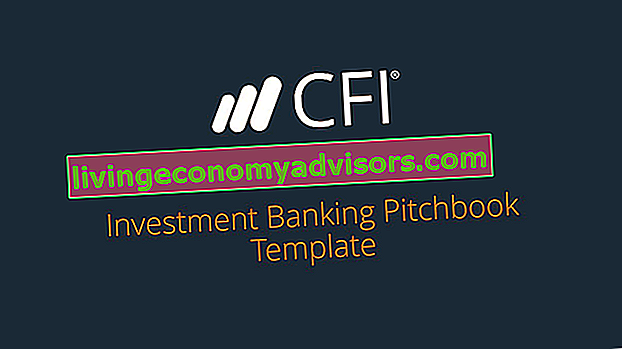 Omslag voor investeringsbankieren pitchbook-sjabloon