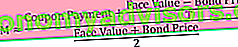 Precios de matriz - Fórmula YTM 