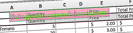 przykład klawiszy skrótu programu Excel 4