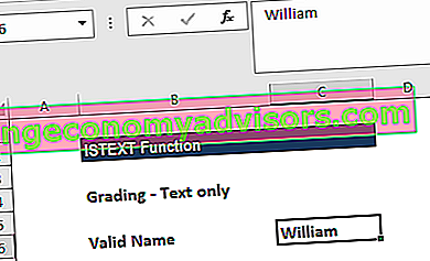 Fonction ISTEXT - Exemple 3b