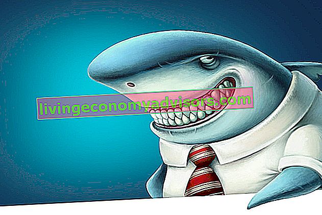 Haiabwehrmittel - Hai mit Krawatte