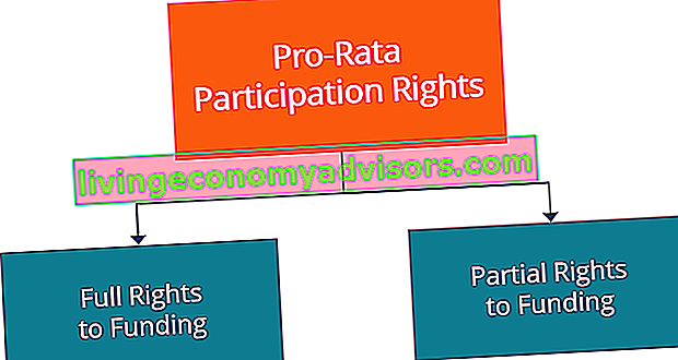 Derechos de participación prorrateados