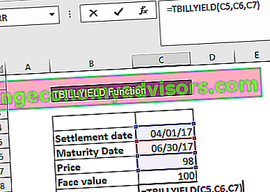 Fonction TBILLYIELD
