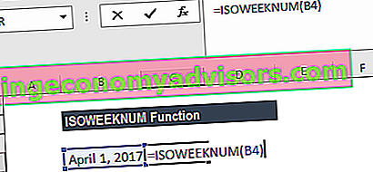 ISOWEEKNUM-funktion